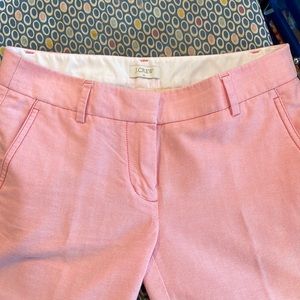 JCREW Size 2P Pink Cotton Ankle Length Pants